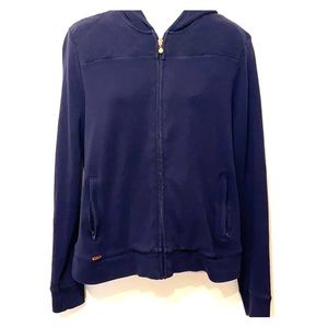 Lilly Pulitzer Navy Zip Up Hoodie
